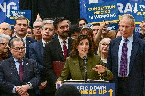 Kathy Hochul and Zohran Mamdani Joint Press Conference