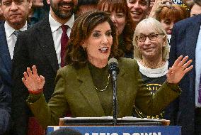 Kathy Hochul and Zohran Mamdani Joint Press Conference