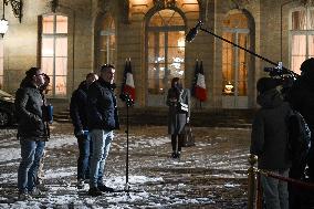 Meetings between representative agricultural organisations and French PM Sebastien Lecornu in Paris FA