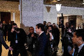 Marco Rubio Arrives to Brief Congress on Venezuela