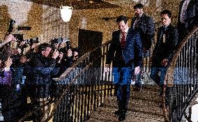 Marco Rubio Arrives to Brief Congress on Venezuela