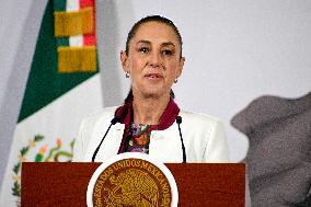 MPresident Claudia Sheinbaum Holds Briefing About Nicolas Maduro