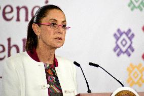 MPresident Claudia Sheinbaum Holds Briefing About Nicolas Maduro