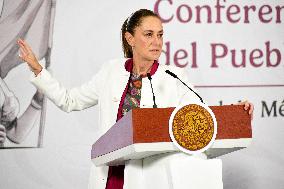 MPresident Claudia Sheinbaum Holds Briefing About Nicolas Maduro