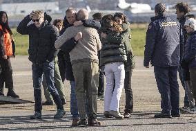 Bodies Of Boys From Crans-Montana Fire Arrive In Milan - Italy
