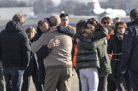 Bodies Of Boys From Crans-Montana Fire Arrive In Milan - Italy