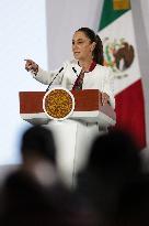 President Claudia Sheinbaum Holds Briefing About Nicolas Maduro