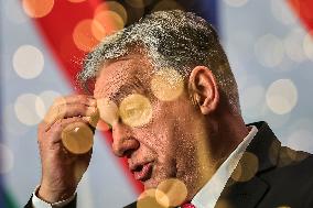 Viktor Orban At His Annual International Press Conference - Budapest
