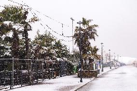 Heavy Snow Covers Beach On Epiphany - Rimini