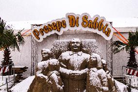 Heavy Snow Covers Beach On Epiphany - Rimini