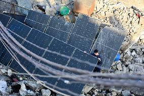 Aftermath Of Israeli Airstrike On Industrial Area Near Sidon - Lebanon