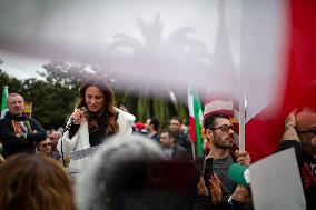 Iran Regime Opponents Protest In LA