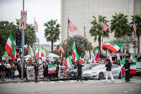 Iran Regime Opponents Protest In LA