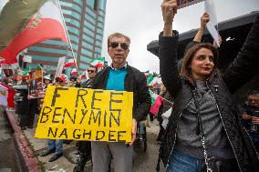 Iran Regime Opponents Protest In LA