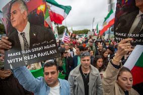 Iran Regime Opponents Protest In LA