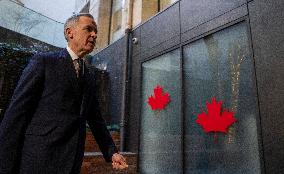 Prime Minister Carney Speaks With Media at Canadian Embassy in Paris