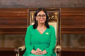 Delcy Rodriguez Sworn In As Acting President of Venezuela