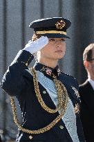 Royals At The Military Easter At The Royal Palace - Madrid