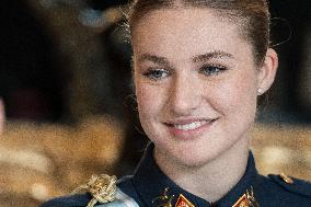 Royals At The Military Easter At The Royal Palace - Madrid