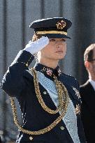 Royals At The Military Easter At The Royal Palace - Madrid