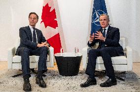 Prime Minister Mark Carney Meets NATO Secretary General - Paris