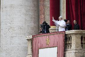 Pope Leo XIV Prays The Angelus - Vatican