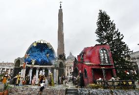 Pope Leo XIV Prays The Angelus - Vatican