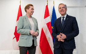 Prime Minister Mark Carney Meets Mette Frederiksen - Paris