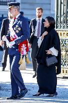 Royals At The Military Easter At The Royal Palace - Madrid