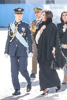 Royals At The Military Easter At The Royal Palace - Madrid