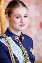 Royals At The Military Easter At The Royal Palace - Madrid