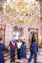 Royals At The Military Easter At The Royal Palace - Madrid