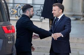 Coalition of The Willing Summit on Security Guarantees for Ukraine - Arrivals - Paris