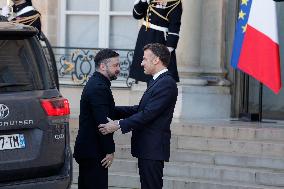 Coalition of The Willing Summit on Security Guarantees for Ukraine - Arrivals - Paris