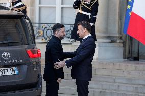 Coalition of The Willing Summit on Security Guarantees for Ukraine - Arrivals - Paris