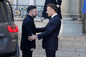 Coalition of The Willing Summit on Security Guarantees for Ukraine - Arrivals - Paris