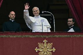 Pope Leo XIV Prays The Angelus - Vatican