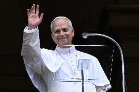 Pope Leo XIV Prays The Angelus - Vatican