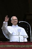 Pope Leo XIV Prays The Angelus - Vatican