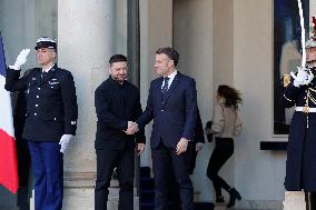 Coalition of The Willing Summit on Security Guarantees for Ukraine - Arrivals - Paris