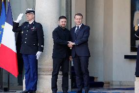 Coalition of The Willing Summit on Security Guarantees for Ukraine - Arrivals - Paris