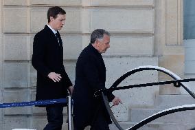 Coalition of The Willing Summit on Security Guarantees for Ukraine - Arrivals - Paris