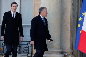 Coalition of The Willing Summit on Security Guarantees for Ukraine - Arrivals - Paris