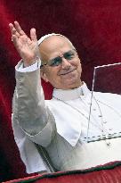 Pope Leo XIV Prays The Angelus - Vatican