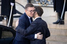 Coalition of The Willing Summit on Security Guarantees for Ukraine - Arrivals - Paris AJ