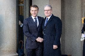 Coalition of The Willing Summit on Security Guarantees for Ukraine - Arrivals - Paris AJ