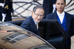 Coalition of The Willing Summit on Security Guarantees for Ukraine - Arrivals - Paris AJ