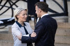 Coalition of The Willing Summit on Security Guarantees for Ukraine - Arrivals - Paris AJ