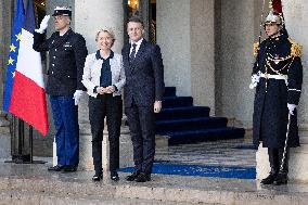 Coalition of The Willing Summit on Security Guarantees for Ukraine - Arrivals - Paris AJ