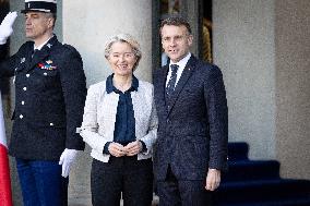 Coalition of The Willing Summit on Security Guarantees for Ukraine - Arrivals - Paris AJ